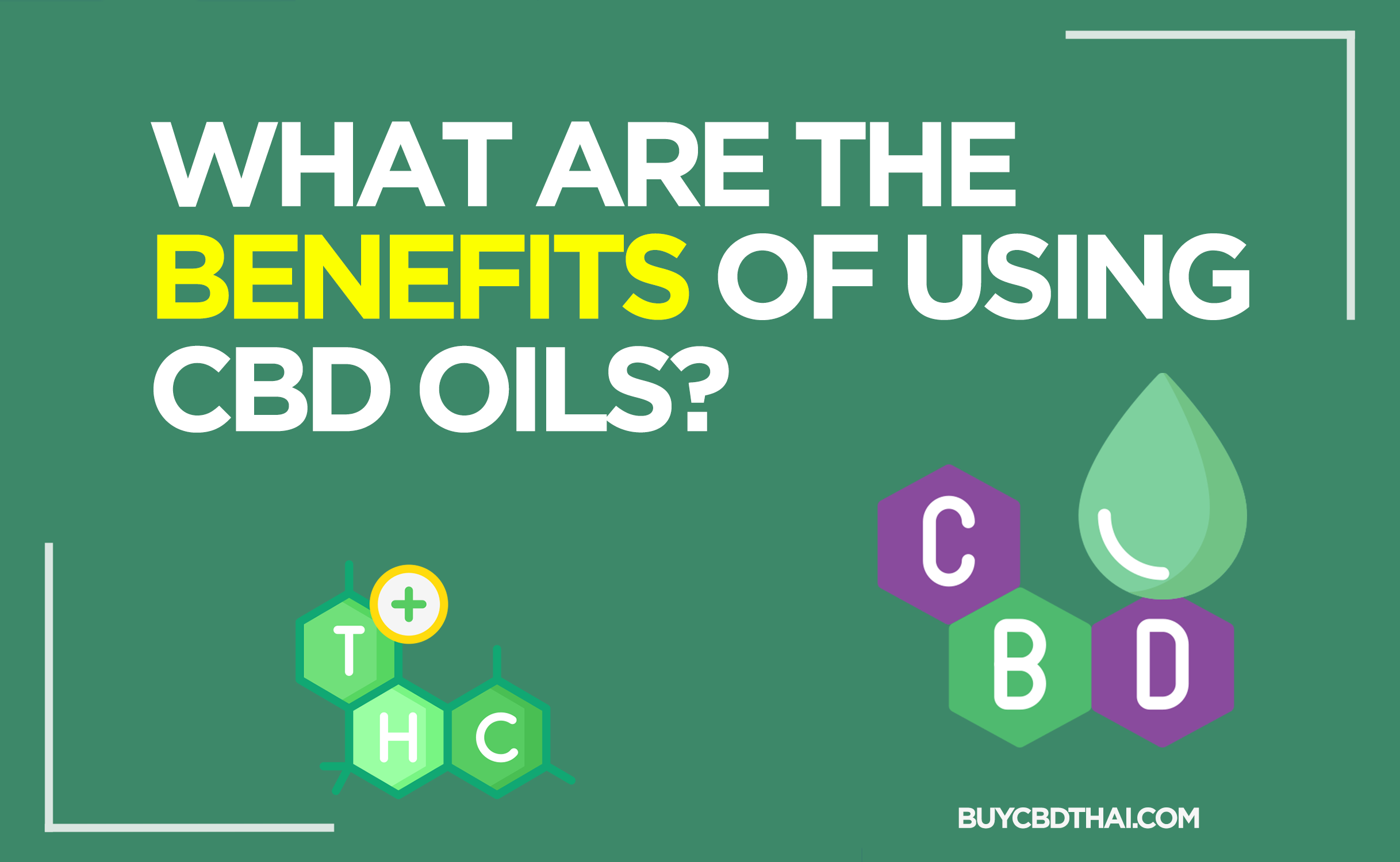 What Are the Benefits of Using CBD Oils?