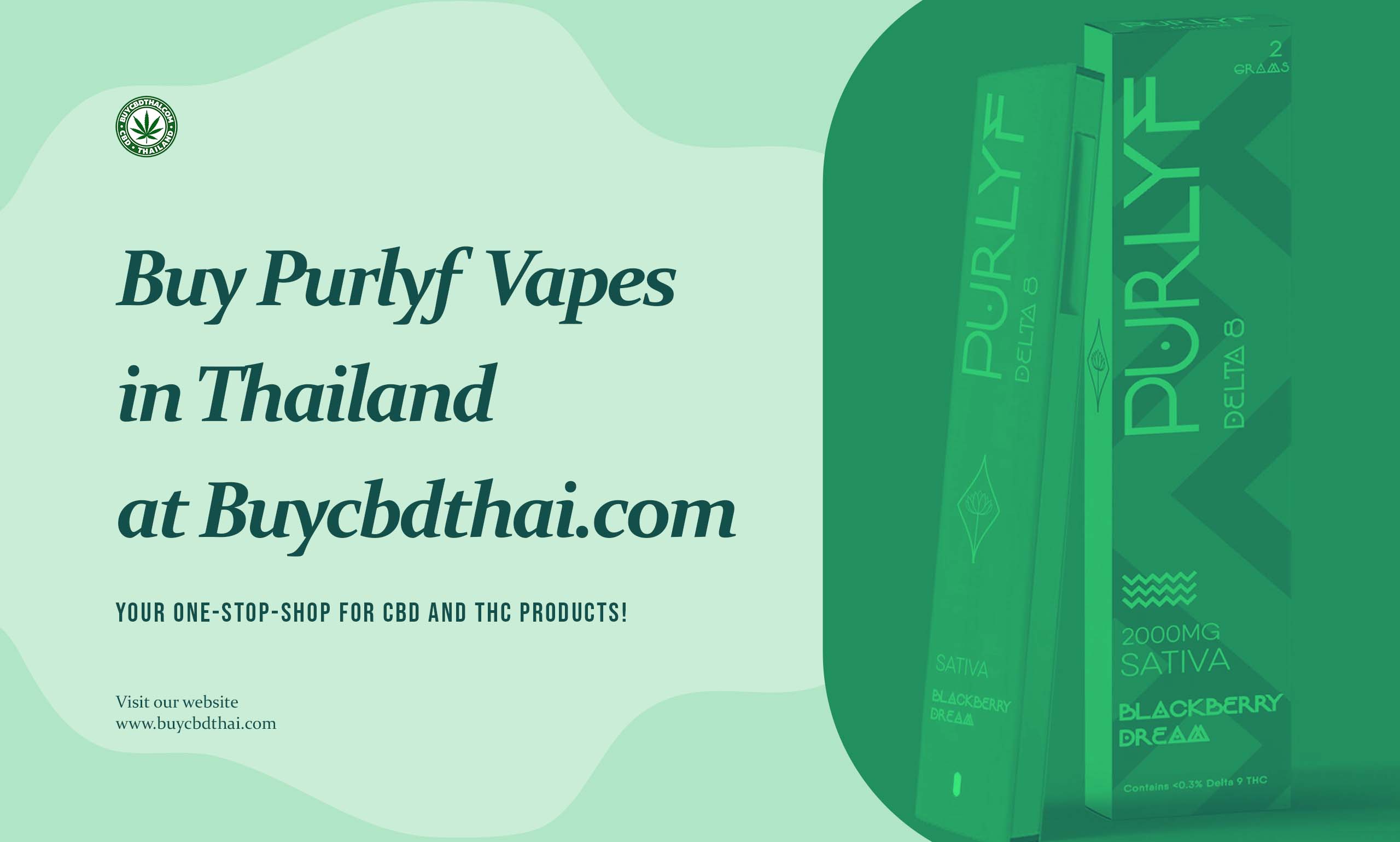 Buy Purlyf Vapes in Thailand at Buycbdthai